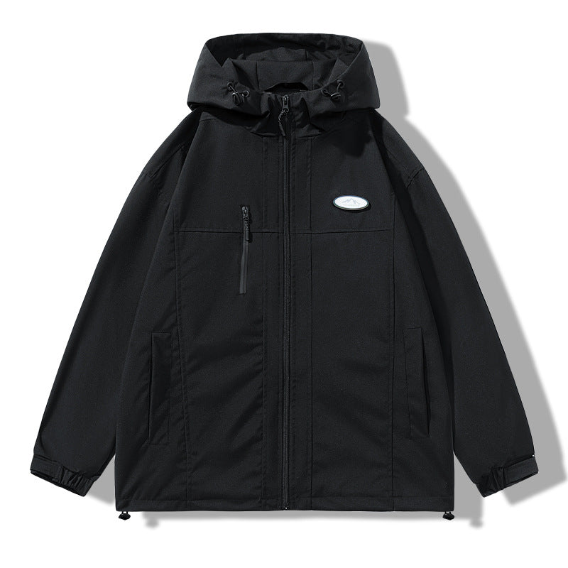 Herren Outdoor Jacke Wetterfest Verstellbare Kapuze