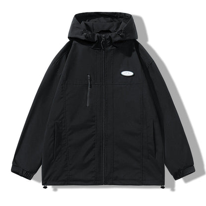 Herren Outdoor Jacke Wetterfest Verstellbare Kapuze