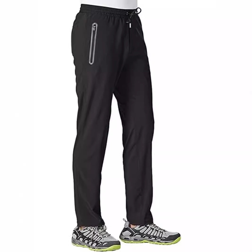 Herren Sport-Hose mit Reißverschlusstaschen Freizeit-Mode