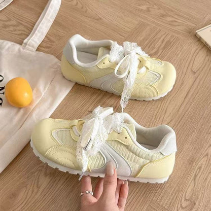 Damen Sneaker Spitze Elegant Komfortabel - BerlinGlamour