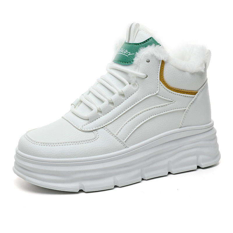 Damen Sneaker High-Top Warmfutter Dämpfende Sohle