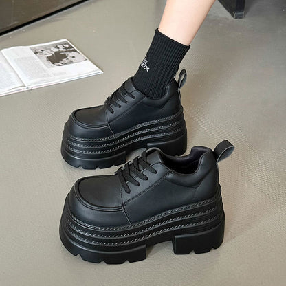Damen Sneaker Hoch Keilabsatz Chunky Schuhe