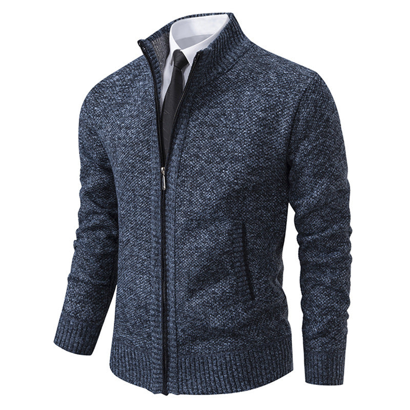 Herren Strickjacke Elegante Reißverschluss Modern