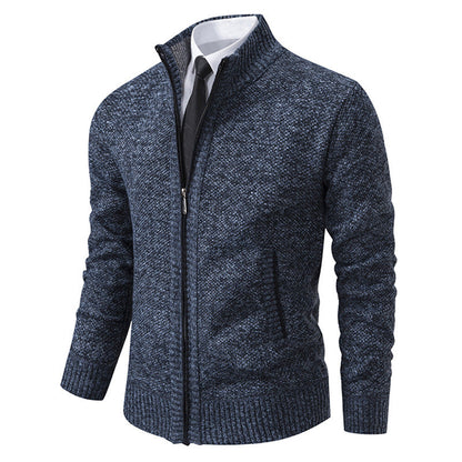 Herren Strickjacke Elegante Reißverschluss Modern