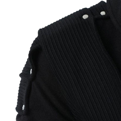 Herren Kapuzenpullover Modern mit Schulterdetails Trendy