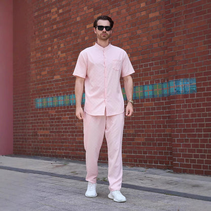 Herren Anzugkombination Elegant Bequem Freizeit