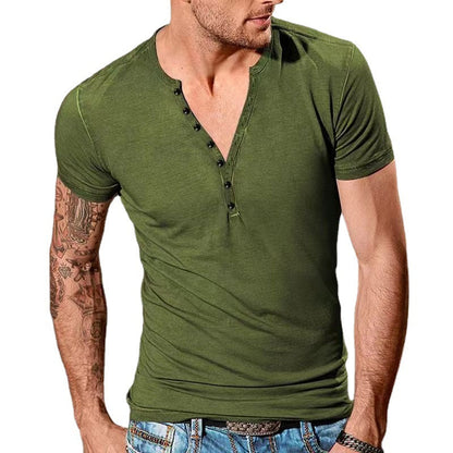Herren T-Shirt Kurzarm Freizeitshirt Trendig Modern