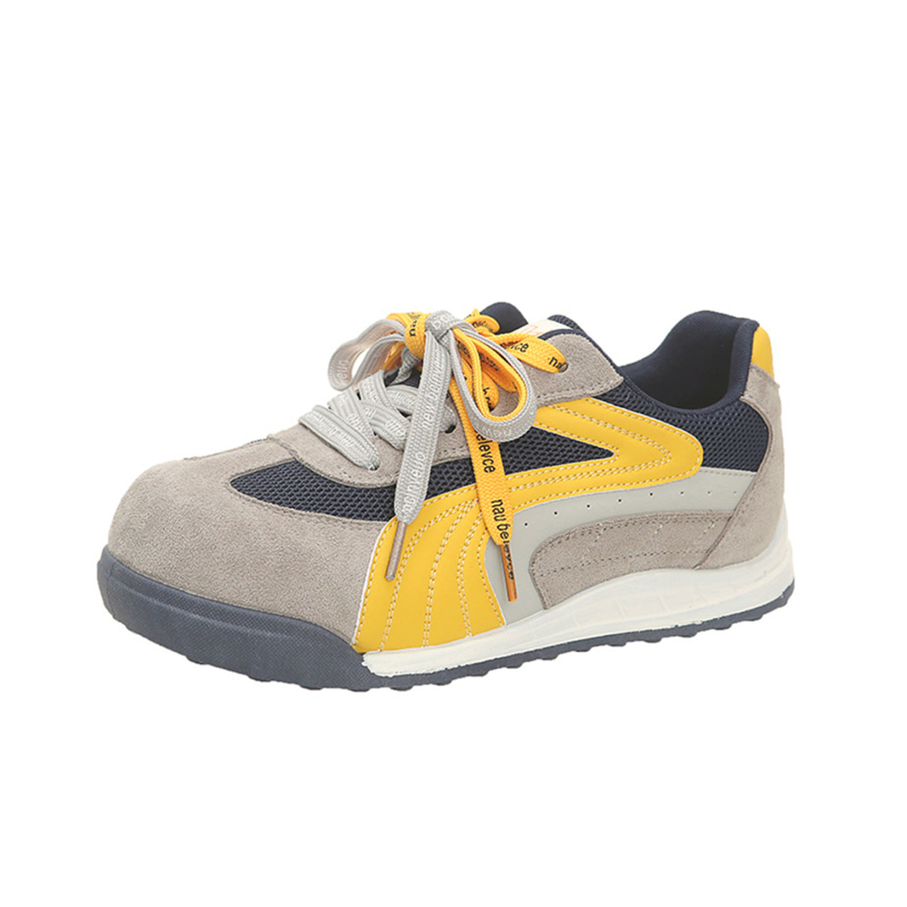 Damen Sport Schuhe Wildleder Schnürschuhe Modern