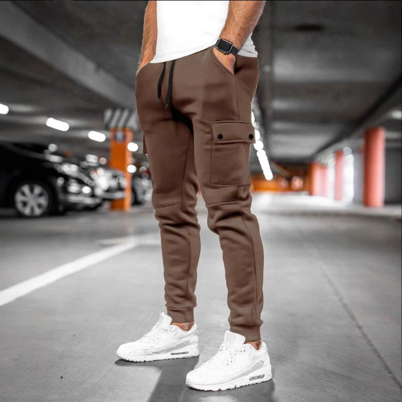 Herren Trainingshose Cargo Modern Vieltaschig Sportlich - BerlinGlamour