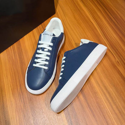 Damen Sneaker atmungsaktiv Sportlich Elegant Lederoberfläche