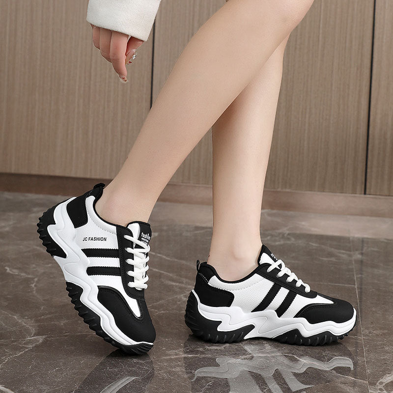 Damen Sneaker Sportlich Chunky Design Komfort Sohle