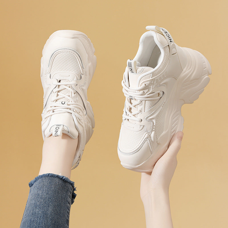 Damen Plateausneaker Sportlich Atmungsaktiv Größe 36-41
