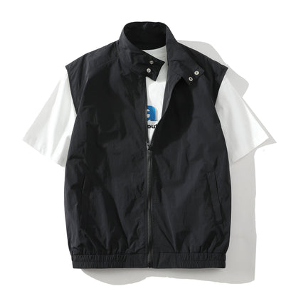 Herren Ärmellose Jacke Modern Trendig Sommer