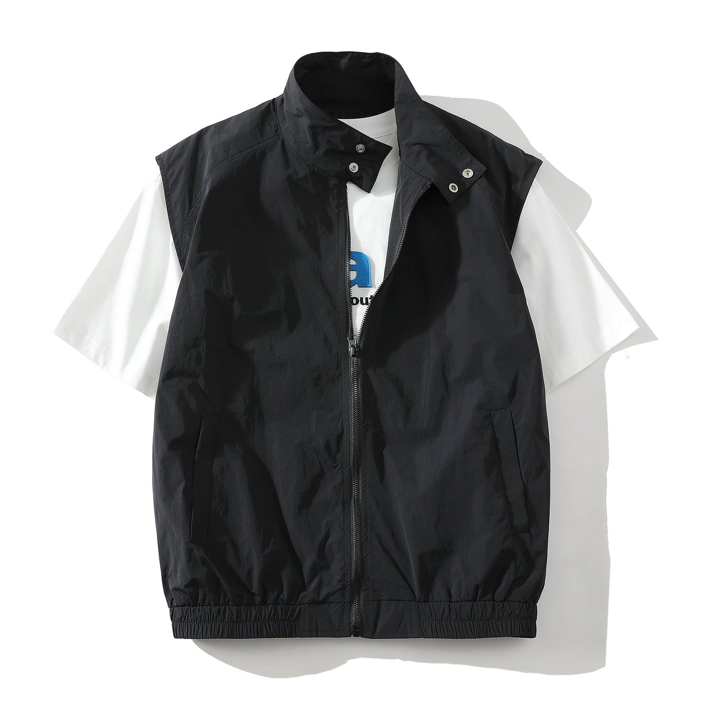 Herren Ärmellose Jacke Modern Sportlich Trendy