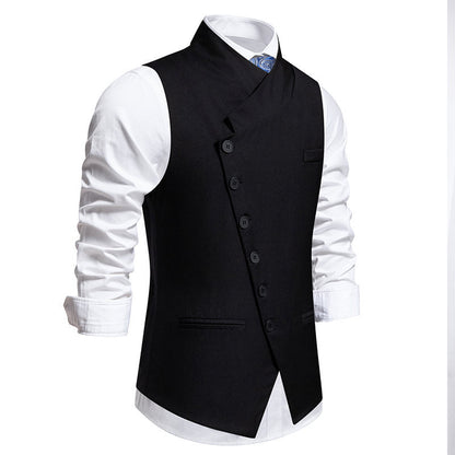 Herren Anzugweste Elegant Doppelrevers Modern