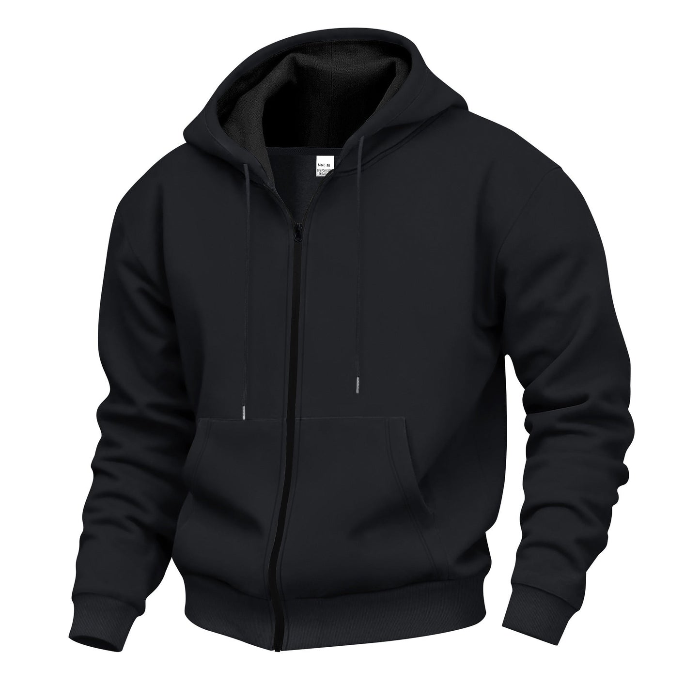 Herren Kapuzenpullover Elastisch Reißverschluss Modern