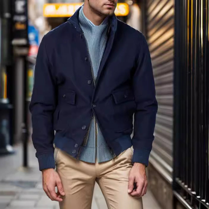 Herren Outdoor-Jacke Modisch mit vielen Taschen - BerlinGlamour