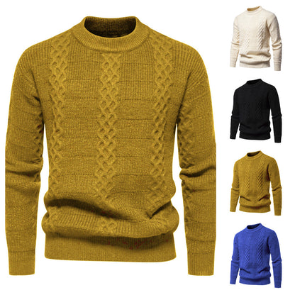 Herren Strickpullover Hochkragen Modern Style