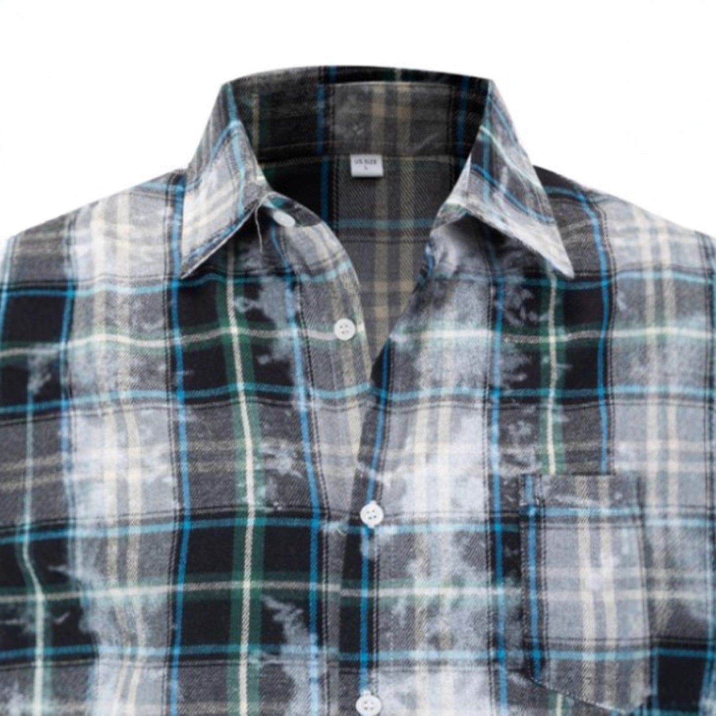 Herren Flanellhemd Langarm Karomuster Modern - BerlinGlamour