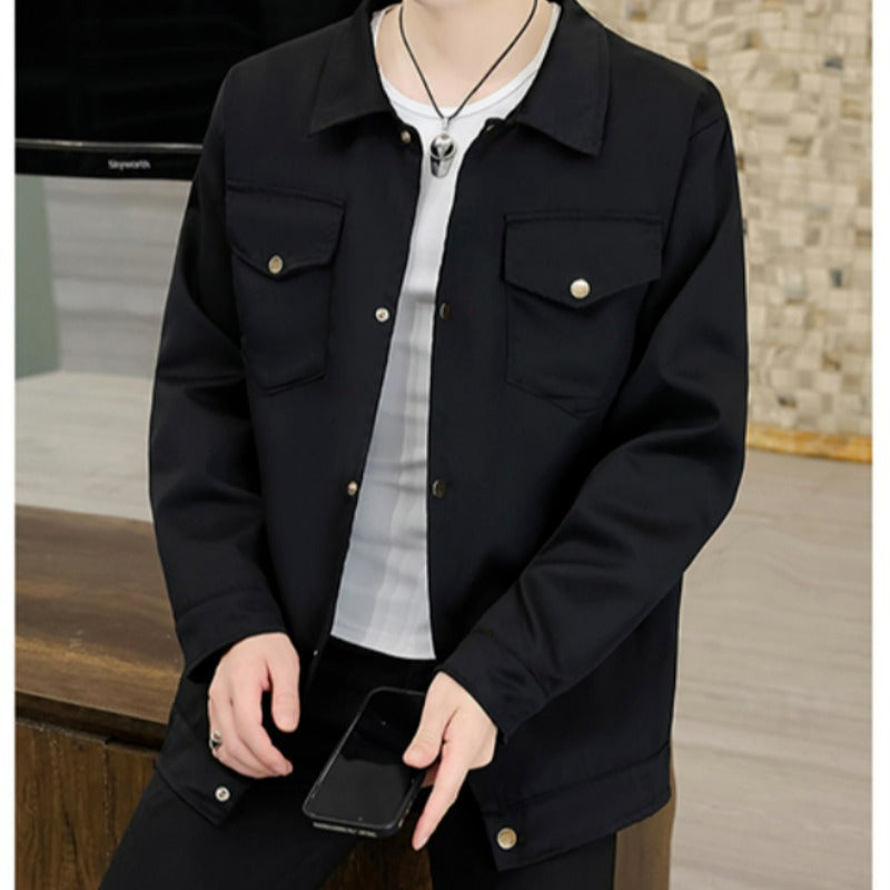 Herren Jacke Leicht Funktionstaschen Outdoor - BerlinGlamour