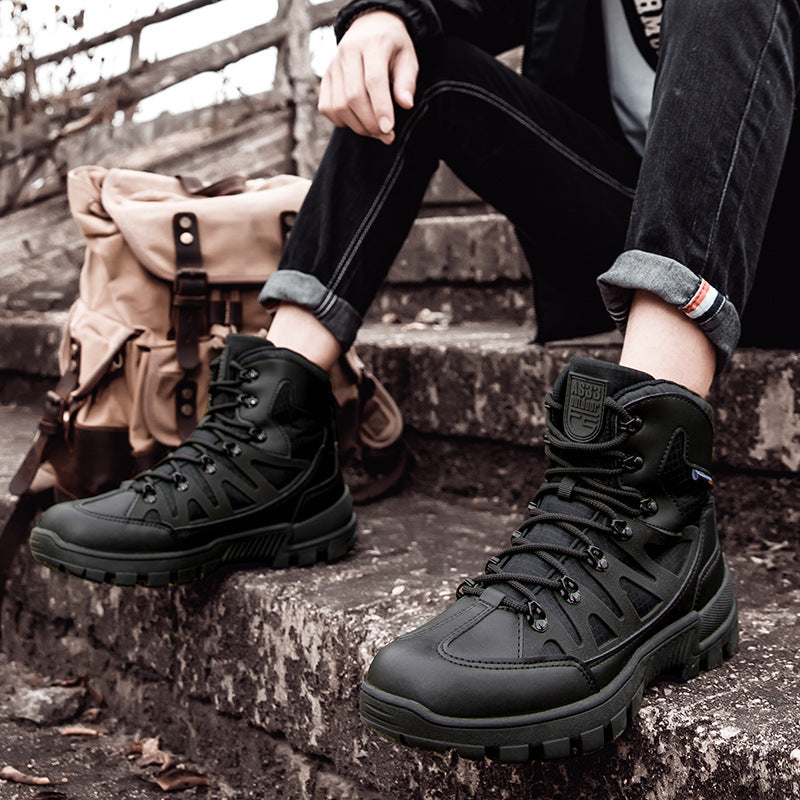 Wanderschuhe Herren Robust Trekkingschuhe Outdoor Schuhe