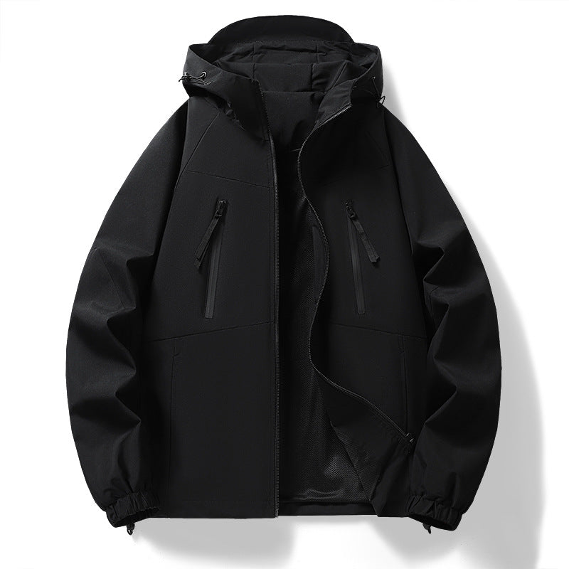Herren Outdoorjacke wasserabweisend mit Kapuze