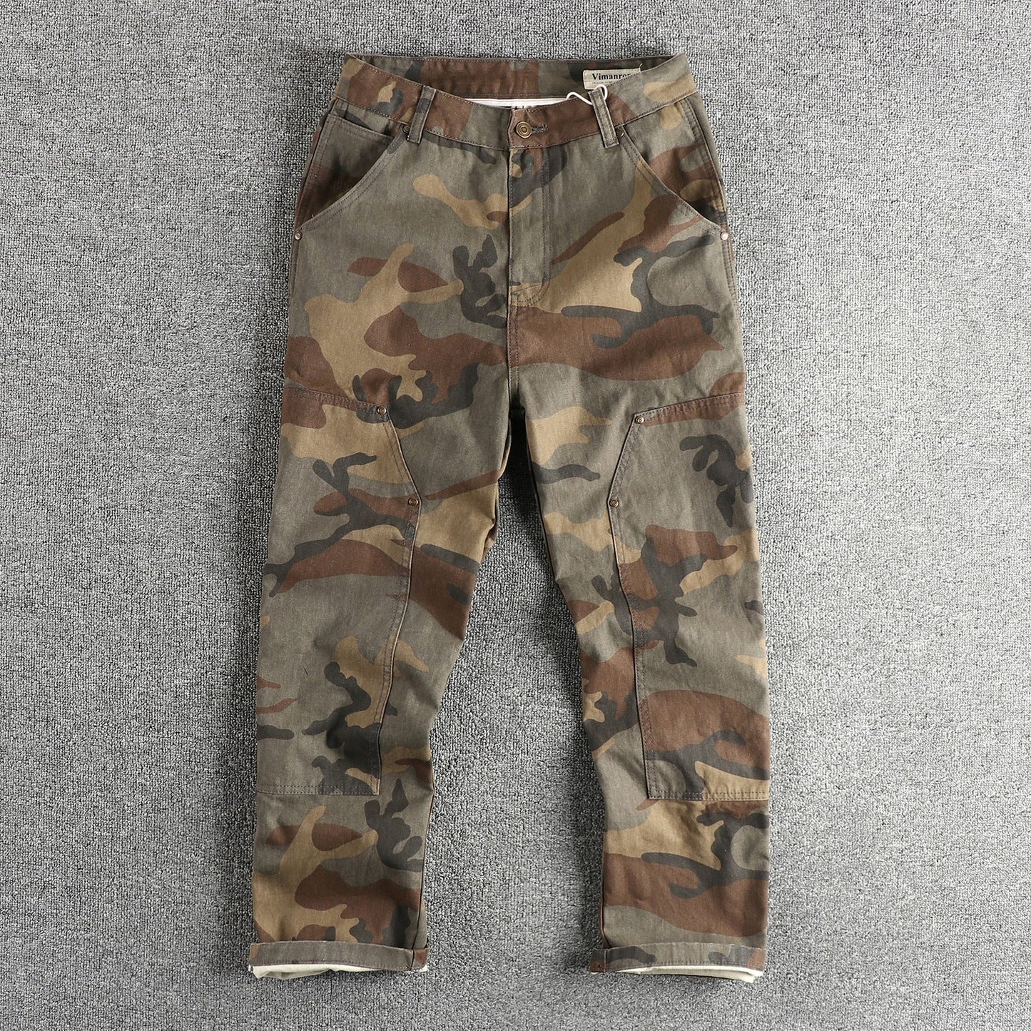 Herren Cargohose Camouflage Modern Multifunktional