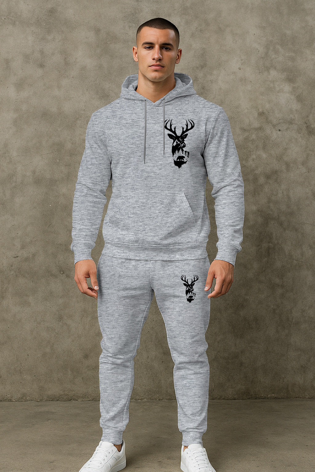 Herren Freizeitanzug Modern Stylish Schwarzer Anzug
