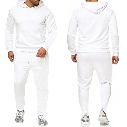 Herren Sportset Kapuzenpullover mit Jogginghose Sportlich