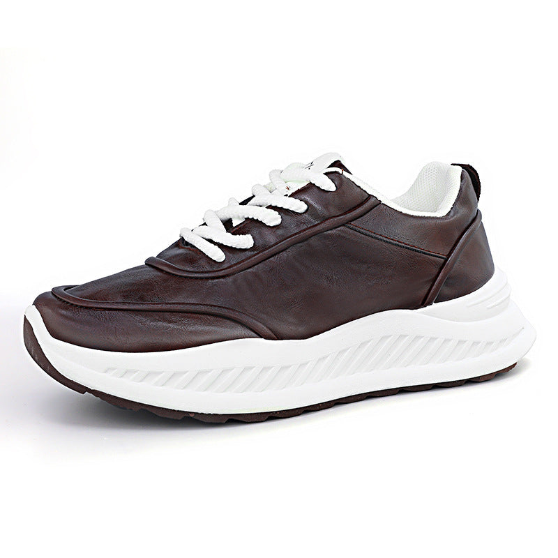 Damen Sneaker Leder Sportlich Lauffreudig Atmungsaktiv
