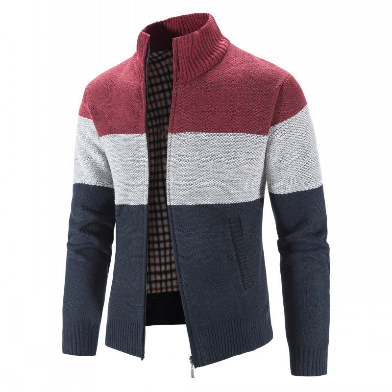 Herren Strickjacke Modern Geschmeidig