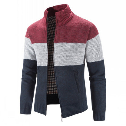 Herren Strickjacke Modern Geschmeidig