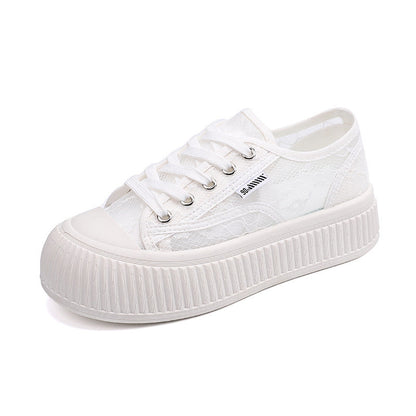 Damen Sneaker High Heel Transparent Sohle