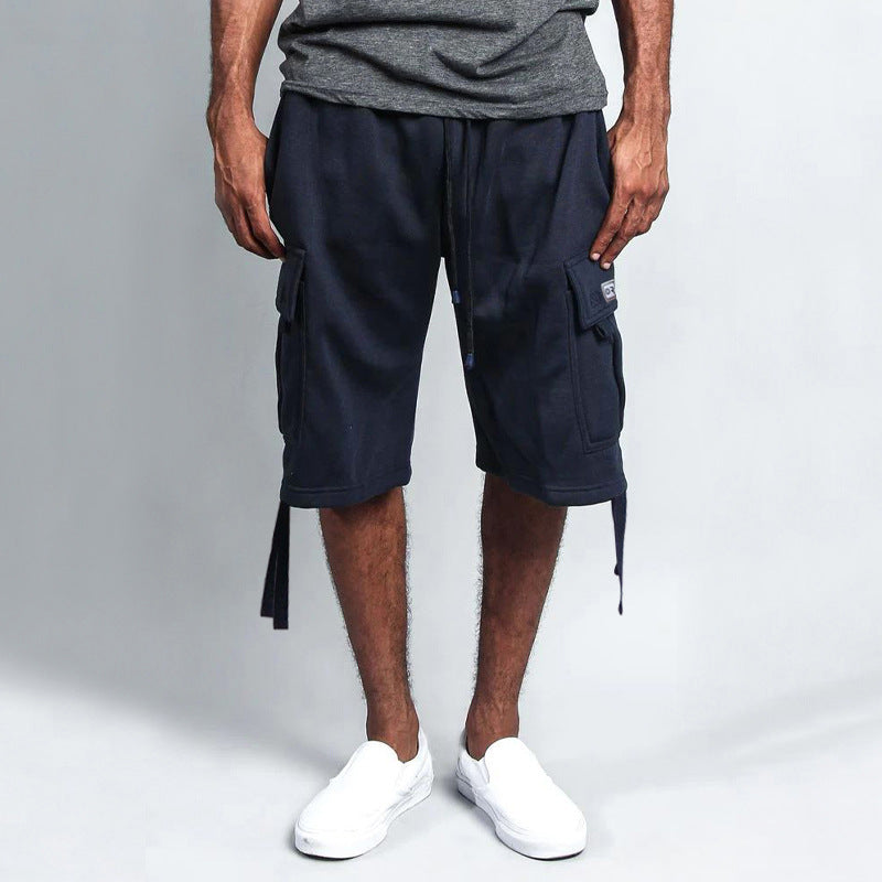 Herren Cargo Shorts Modern mit Taschen und Kordelzug