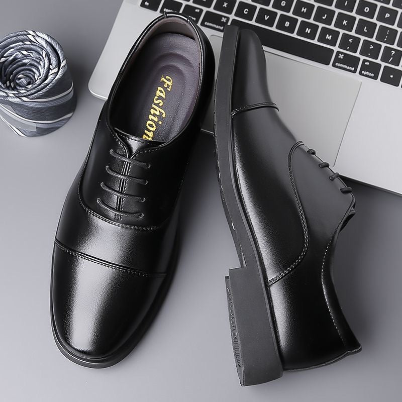 Herren Lederschnürschuhe Klassisch Elegante Sohle - BerlinGlamour