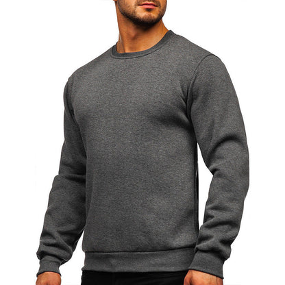 Herren Sweatshirt Baumwolle Rundhals Modern Sportlich