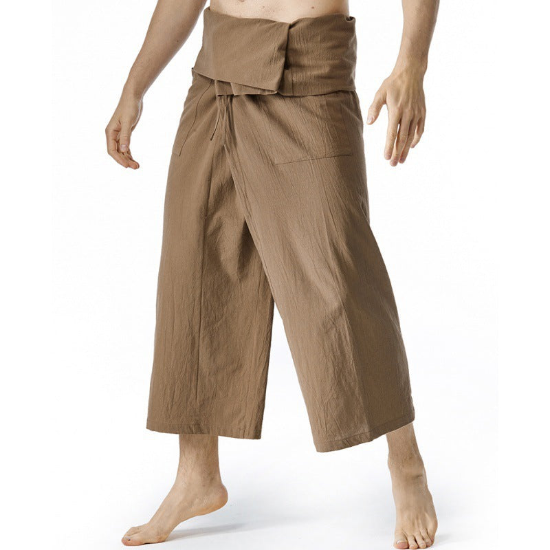 Herren Wickelhosen Modern Lässig Bequem