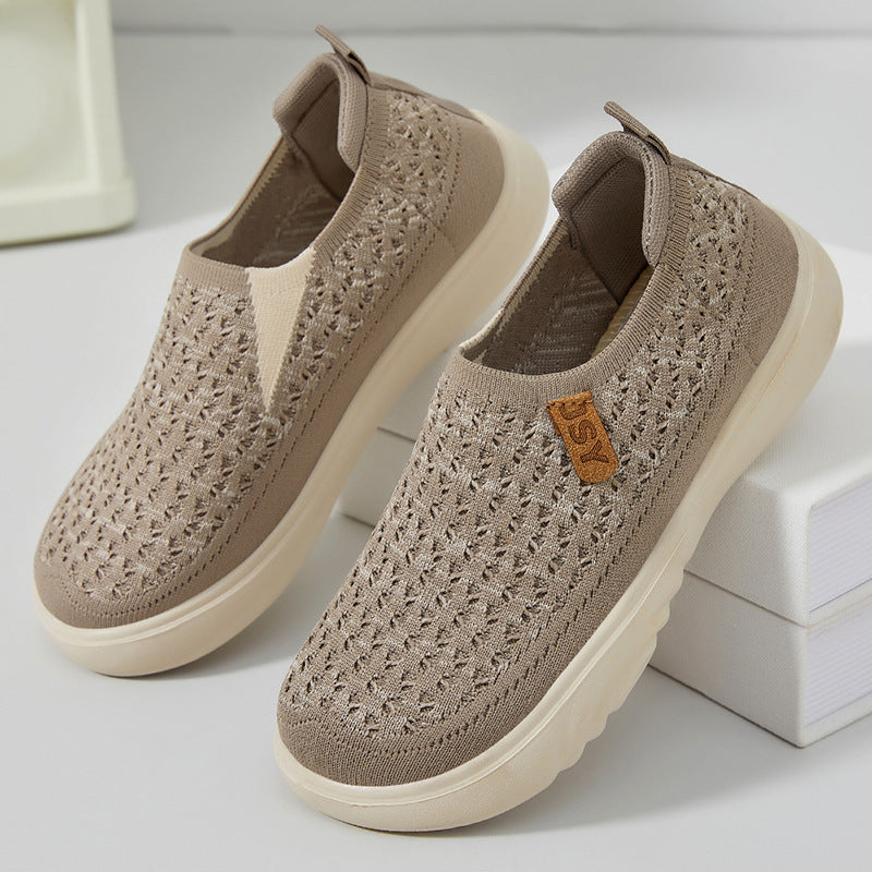 Damen Freizeitschuhe Bequem Slip-On Schuhe Modern