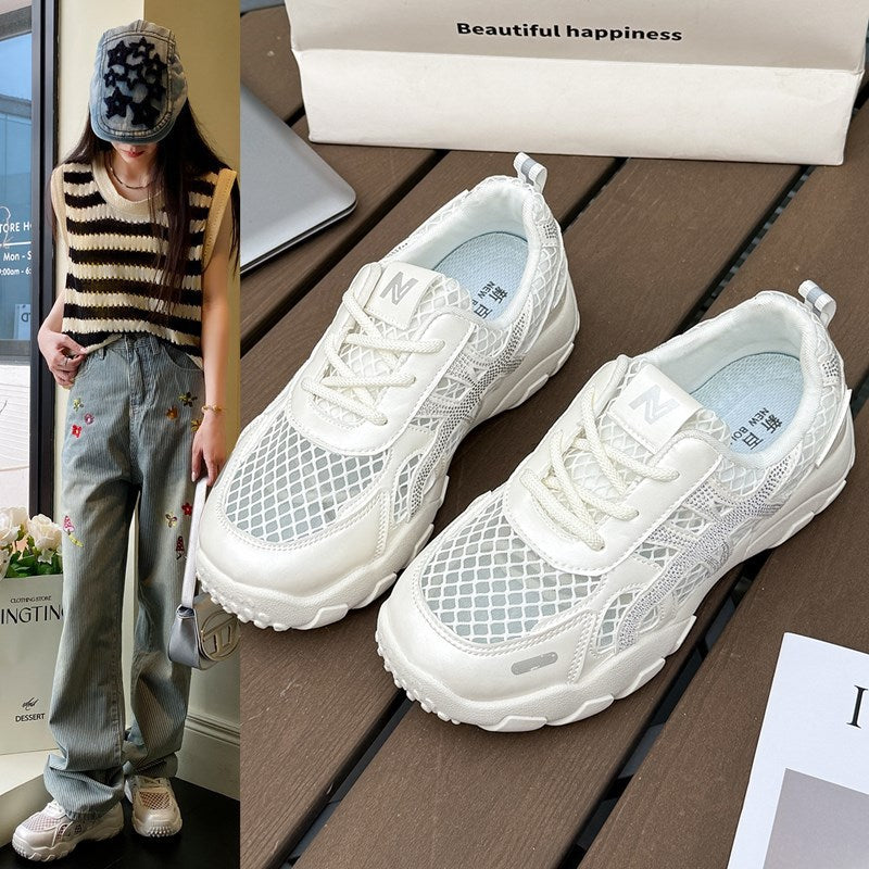 Damen Sneaker Freizeitschuhe Atmungsaktiv Rutschfest - BerlinGlamour