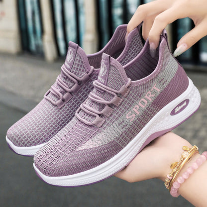 Damen Fitness Sneaker Atmungsaktiv Sportlich Laufschuhe - BerlinGlamour
