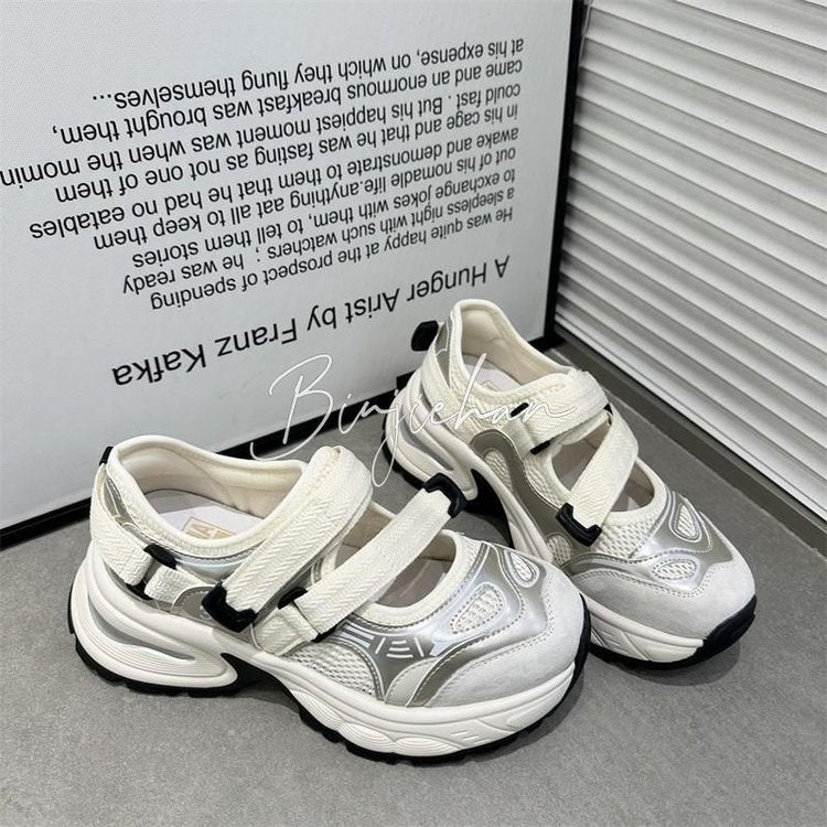 Damen Sandalen Sportlich Bequem Verstellbar