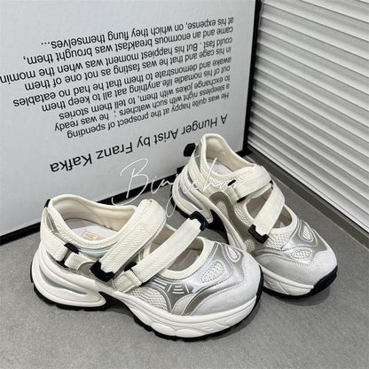 Damen Sandalen Sportlich Bequem Verstellbar