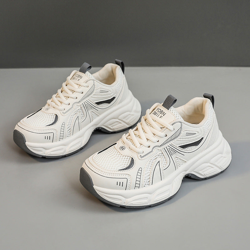 Damen Sneaker Sportlich Atmungsaktiv Trendy Schuhe