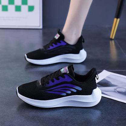Damen Sneaker Laufschuhe Leicht Atmungsaktiv Rutschfest