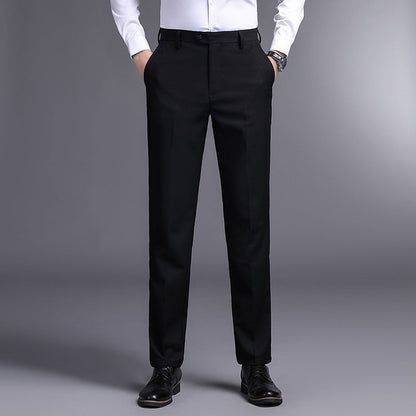 Herren Anzughose Slim Fit Schmale Hose Mit Taschen - BerlinGlamour