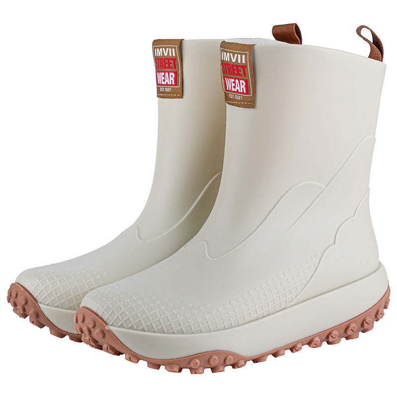 Herren Gummistiefel Rutschfest Wasserdicht Outdoor
