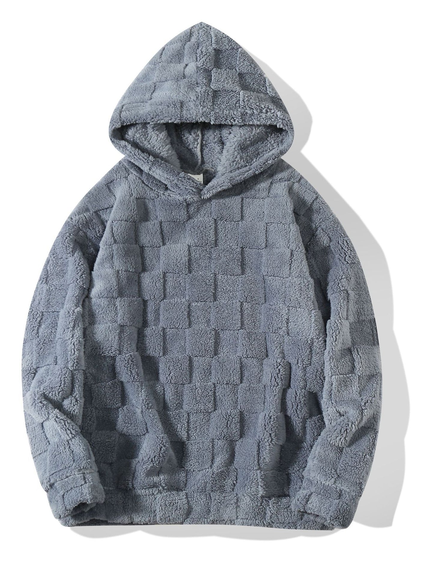 Herren Pullover Kapuze Plüsch Weich Modern