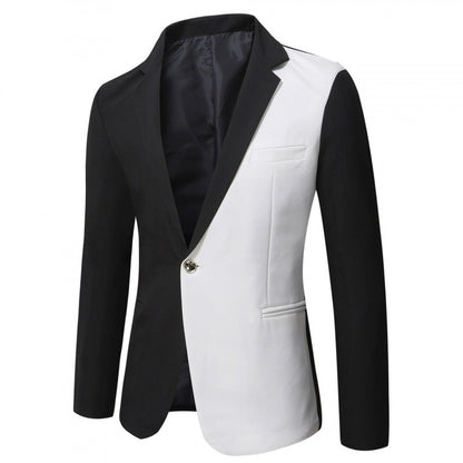 Herren Blazer Zweifarben Moderner Schnitt Mit Taschen