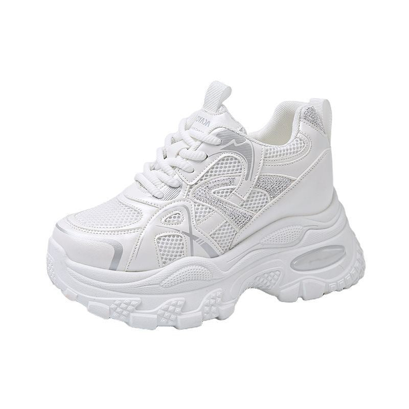 Damen Sneaker Sportliche Chunky Laufschuhe bequem