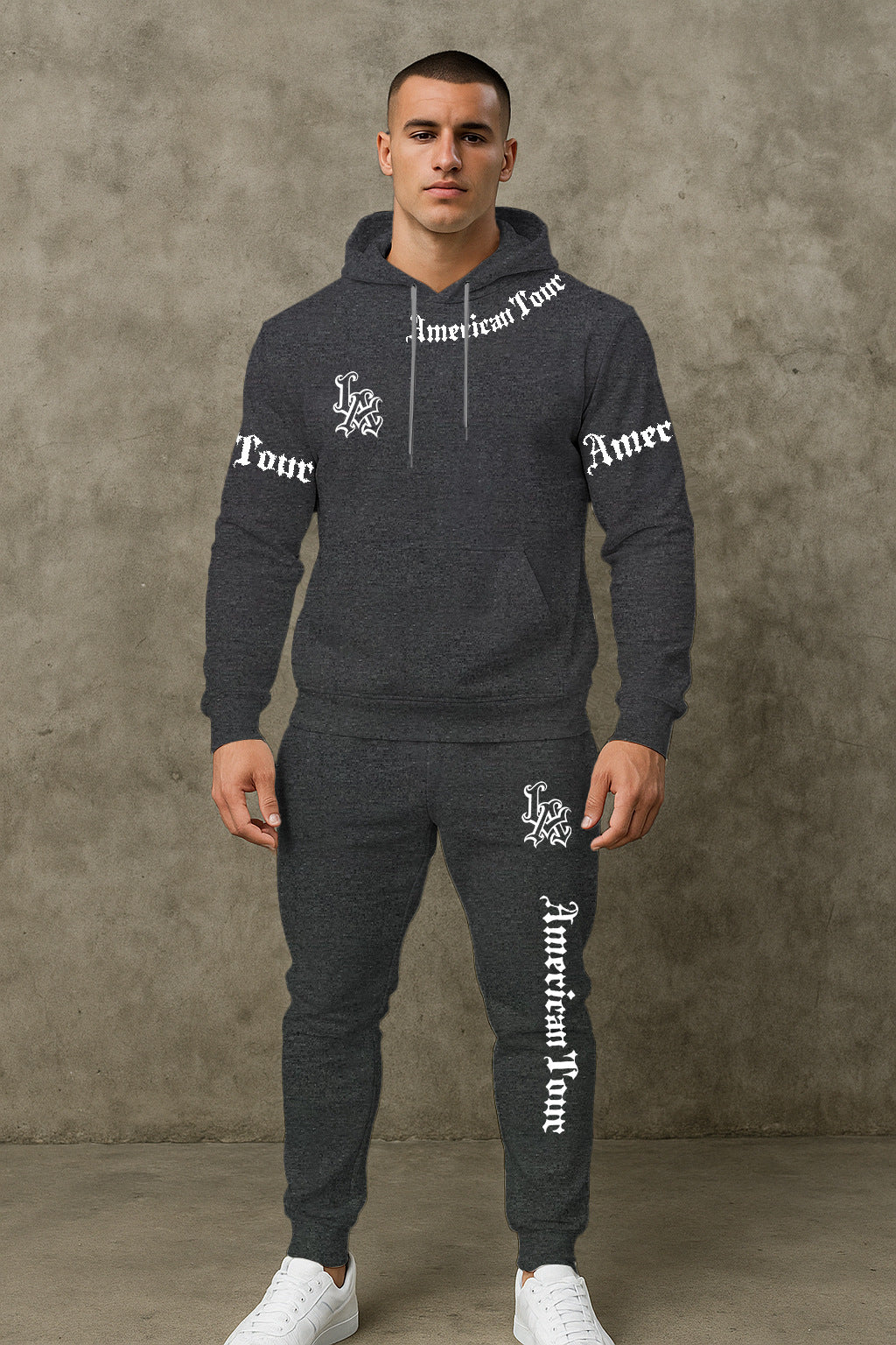 Herren Hoodie Set Jogginghose Streetwear Sportlich